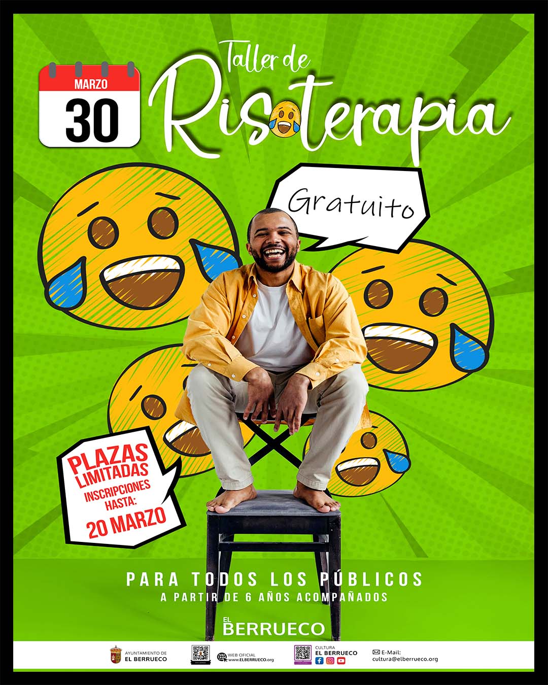 Cartel promocional deportivo